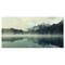 Designart - Lake Herbert in Foggy Morning - Modern Seascape Canvas Artwork
